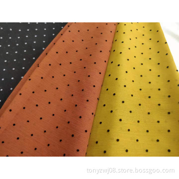 100 % polyester Yoryu Chiffong flockning